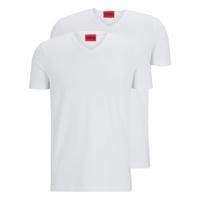 Hugo Boss T-shirts V-hals 2-pak Hugo red label wit