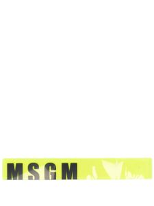 MSGM marque-page à logo imprimé - Jaune