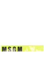 MSGM marque-page à logo imprimé - Jaune - thumbnail