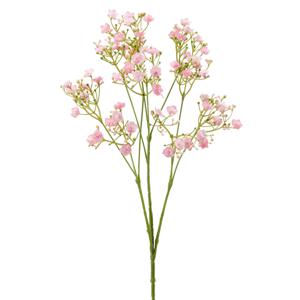 Kunstbloem Gipskruid - 68 cm - lichtroze - losse tak - kunst zijdebloem - Gypsophila