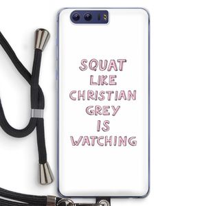 Christian Grey: Honor 9 Transparant Hoesje met koord