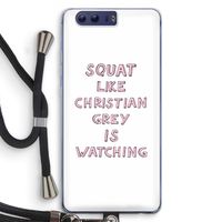 Christian Grey: Honor 9 Transparant Hoesje met koord Christian Grey: Honor 9 Transparant Hoesje met koord