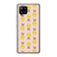 Ananas: Samsung Galaxy A42 5G Transparant Hoesje