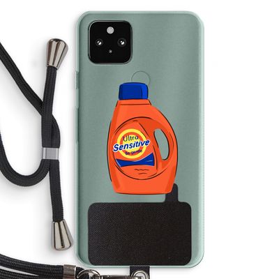 Ultra Sensitive: Pixel 5a 5G Transparant Hoesje met koord