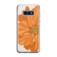 Orange Ellila flower: Samsung Galaxy S10e Transparant Hoesje
