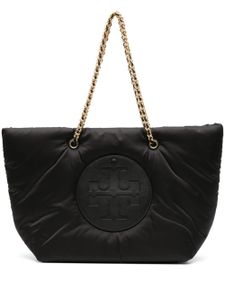 Tory Burch sac cabas Ella à détail de chaine - Noir