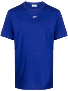 Off-White t-shirt Arrows Stitch en coton - Bleu