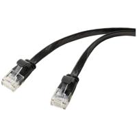 Renkforce RF-5771530 RJ45 Netwerkkabel, patchkabel CAT 6 U/UTP 0.50 m Zwart PVC-mantel 1 stuk(s)