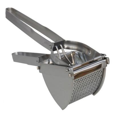 Gerimport Aardappelpers / puree pers - RVS - zilver - 29 cm - fijne structuur - vaatwasser bestendig
