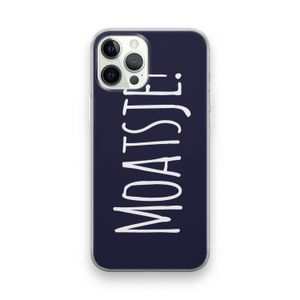 Moatsje!: iPhone 12 Pro Transparant Hoesje