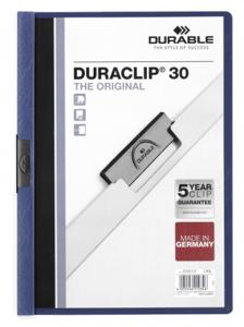 Durable Klemmap DURACLIP 30 - 2200 220007 DIN A4 Donkerblauw