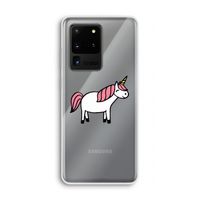 Eenhoorn: Samsung Galaxy S20 Ultra Transparant Hoesje