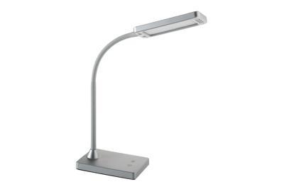 Alco AL-907-28 Bureaulamp Zilver LED 230v 6W Dimbaar 43cm Alco AL-907-28 Bureaulamp Zilver LED 230v 6W Dimbaar 43cm