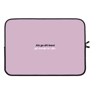 gij moogt er zijn: Laptop sleeve 13 inch