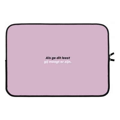 gij moogt er zijn: Laptop sleeve 13 inch