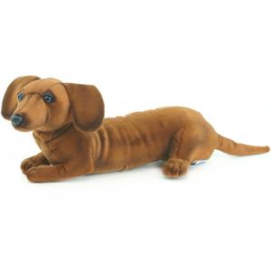 Hansa knuffel Teckel hond - 40 cm - pluche - knuffelhond - knuffeldier