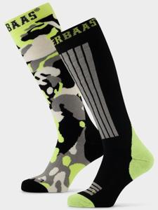 Poederbaas Skisokken 2-pack Camo Black -39/42