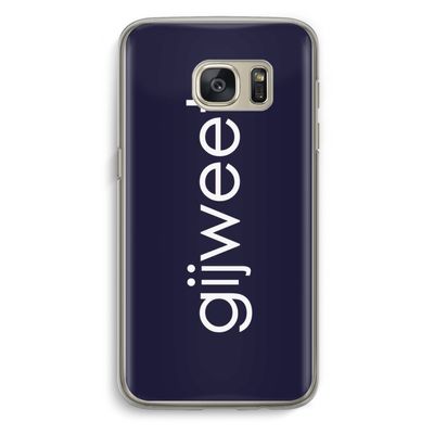 Gijweet: Samsung Galaxy S7 Transparant Hoesje
