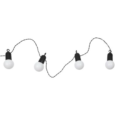 Home Deco Factory Feestverlichting lichtsnoer - 20 LED lampen - warm wit - 1070 cm - buiten