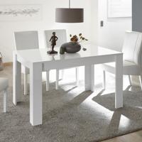 Eettafel Dama 180x90 cm hoogglans wit