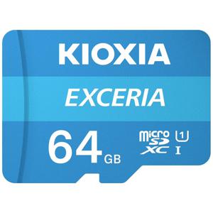 Kioxia EXCERIA microSDXC-kaart 64 GB UHS-I Schokbestendig, Waterdicht