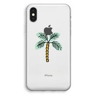 Palmboom: iPhone X Transparant Hoesje Palmboom: iPhone X Transparant Hoesje