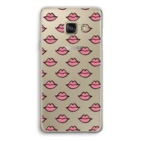 Lipjes: Samsung Galaxy A3 (2016) Transparant Hoesje Lipjes: Samsung Galaxy A3 (2016) Transparant Hoesje