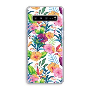 Tropisch 2: Samsung Galaxy S10 5G Transparant Hoesje
