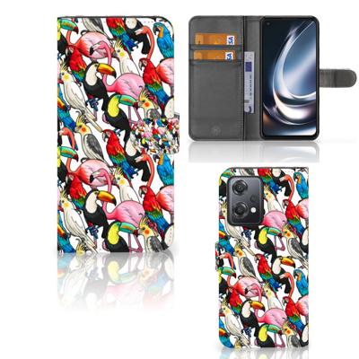 OnePlus Nord CE 2 Lite | Telefoonhoesje | Met pasjeshouder | Birds