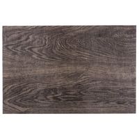 Rechthoekige placemat hout print walnoot PVC 45 x 30 cm