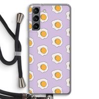 Bacon to my eggs #1: Samsung Galaxy S21 Transparant Hoesje met koord