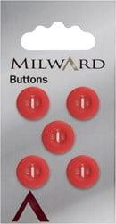 Milward Knoop Mat met Opstaande Rand Rood 12mm (5 stuks)