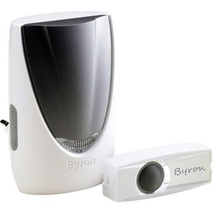 Draadloze deurbel plug-in met flitslicht (BY216FE) Deurbel