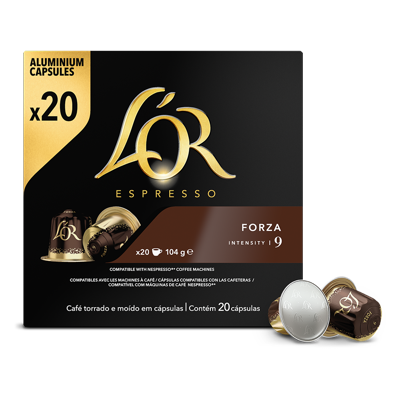 L&apos;OR Espresso Forza - 20 koffiecups