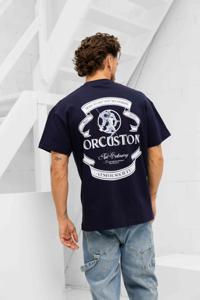 Jorcustom Ribbon Loose Fit T-Shirt Heren Donkerblauw - Maat L - Kleur: Donkerblauw | Soccerfanshop