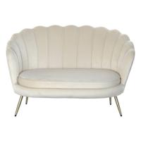 Sofa Home ESPRIT Crème 130 x 77 x 83 cm