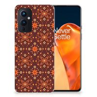 OnePlus 9 TPU bumper Batik Brown