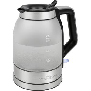 Profi Cook PC-WKS 1215 G Waterkoker Snoerloos, Oververhittingsbeveiliging Aantal/Volume: 1.7 l RVS, Zwart