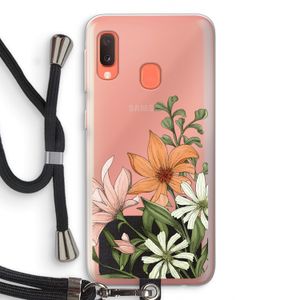 Floral bouquet: Samsung Galaxy A20e Transparant Hoesje met koord