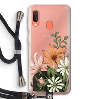 Floral bouquet: Samsung Galaxy A20e Transparant Hoesje met koord