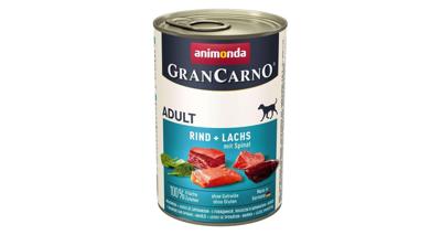 ANIMONDA GranCarno Adult Salmon and spinach - nat hondenvoer - 400g