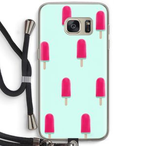 Waterijsje: Samsung Galaxy S7 Transparant Hoesje met koord