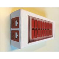 Garderobenummers rood genummerd 001-100