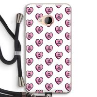 GIRL POWER: HTC U Play Transparant Hoesje met koord