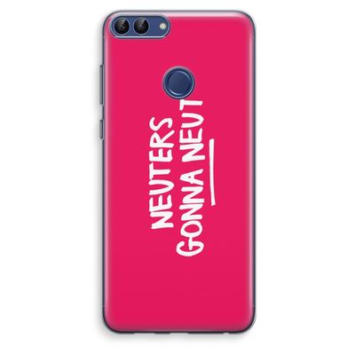 Neuters (roze): Huawei P Smart (2018) Transparant Hoesje
