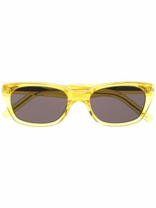 Saint Laurent Eyewear lunettes de soleil à monture d'inspiration wayfarer - Jaune