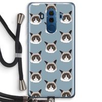 It's a Purrr Case: Huawei Mate 10 Pro Transparant Hoesje met koord