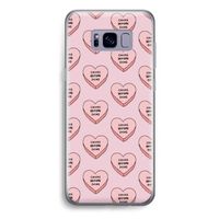 Chicks before dicks: Samsung Galaxy S8 Plus Transparant Hoesje