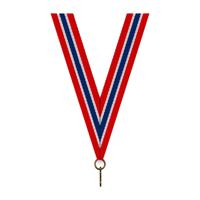 Sportprijzen Leiden Halslint - Rood Wit Blauw Rood