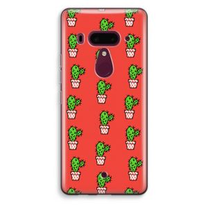 Mini cactus: HTC U12+ Transparant Hoesje